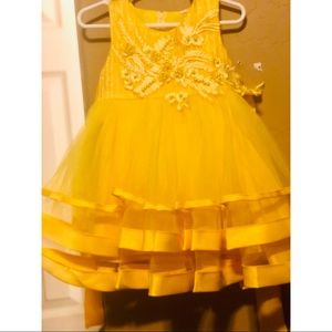 Yellow princess Dress
